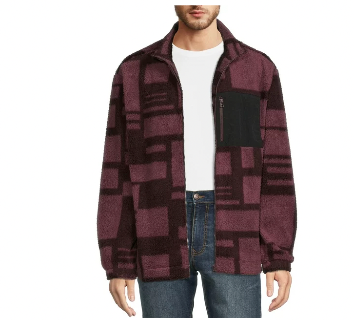 Men's Fleece Jackets Winter Comfort Oversized Fit No Boundaries Sizes – Te  Amo